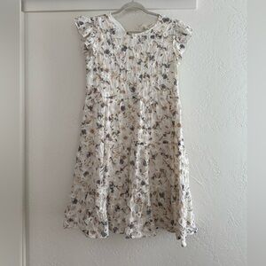 Floral Ruffle Sleeve Dress Size S